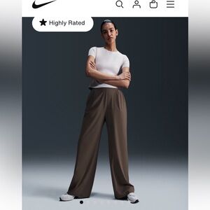 Nike 24.7 PerfectStretch Women's Dri-FIT High-Waisted Wide-Leg Pants Size L EUC